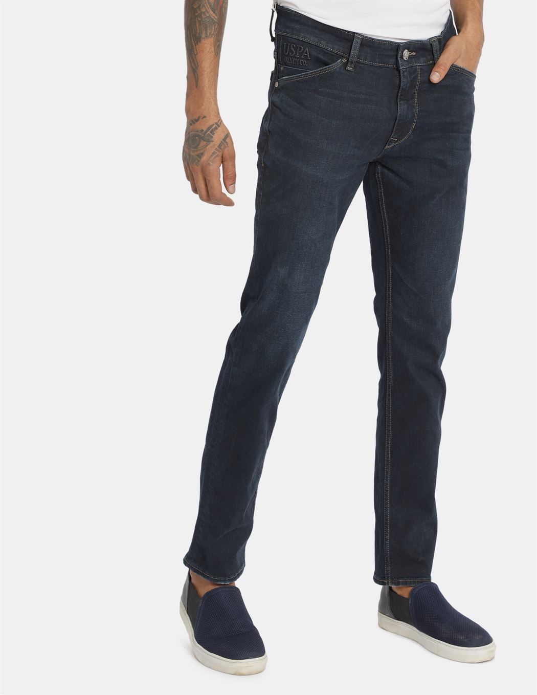 U.S.Polo Assn. Men Casual Wear  Dark Blue Jeans